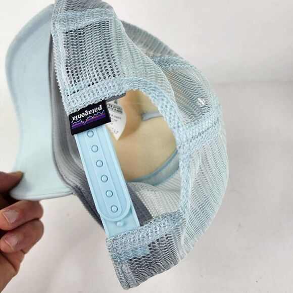 Patagonia Solar Rays '73 Interstate Cap Hat Light Blue Foam Mesh back hat - Picture 8 of 8